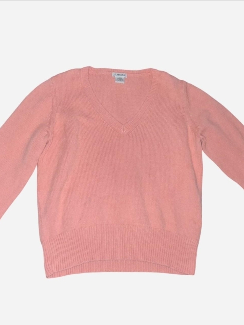 St. John's Bay orange v-neck sweater
